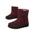 thumbnail image 5 of Women’s Winter Fleece-Lined Tall Snow Boots, Lightweight Warm Insulated Cotton-Padded Boots, Plus Sizes, 5 of 9
