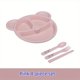 thumbnail image 3 of Make Mealtime Fun and Safe with Our Children's Dinner Plate Set - Wheat Grass Baby Dinner Plate, Lightweight and Divided for Kindergarten Baby Food Supplement. Dishwasher Safe, Non-Toxic and BPA Free, 3 of 5