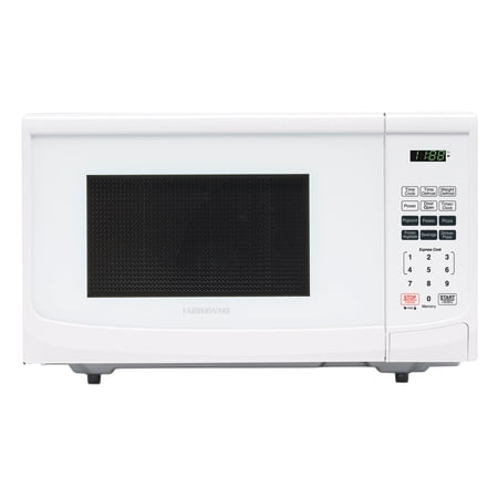 Farberware 900-Watt 0.9 Cu. ft. Countertop Microwave Oven, Child Lock, White
