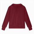 thumbnail image 4 of TOWED22 Girls Half Zip up Sweatshirt Trendy Winter Cropped Long Sleeve Shirt Pullover Youth Preppy Tween Girl Cute Clothes,5-6 Y, 4 of 5