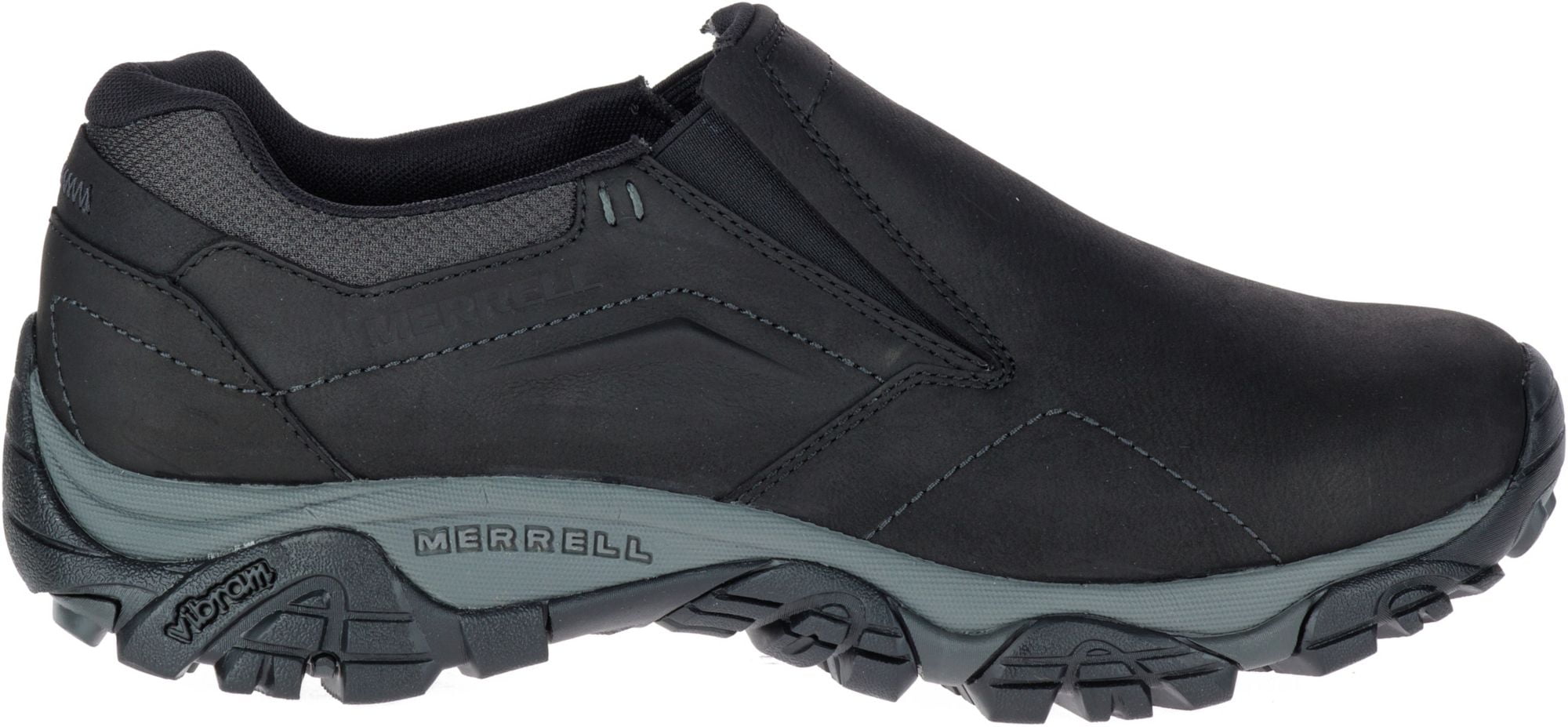 Men's Moab Adventure Moc Slip-On Black Nubuck Zambia Ubuy