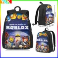 thumbnail image 3 of Roblox-Mochila deportiva con compartimentos para estudiantes de primaria y secundaria, Mochila de Anime para Cosplay, iluminadora, para niños y niñas, 3 of 5