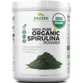 thumbnail image 1 of Zazzee Organics 100% Pure Organic Spirulina Powder | 303 Servings | 2.2 LB (1kg), 1 of 2