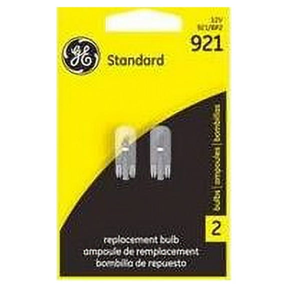 G. E.: 1.4A 921Bp Dome/Map Bulb, 12307 2PK