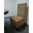 thumbnail image 2 of D-Art Collection Mahogany Seagrass Dining Chair, 2 of 3