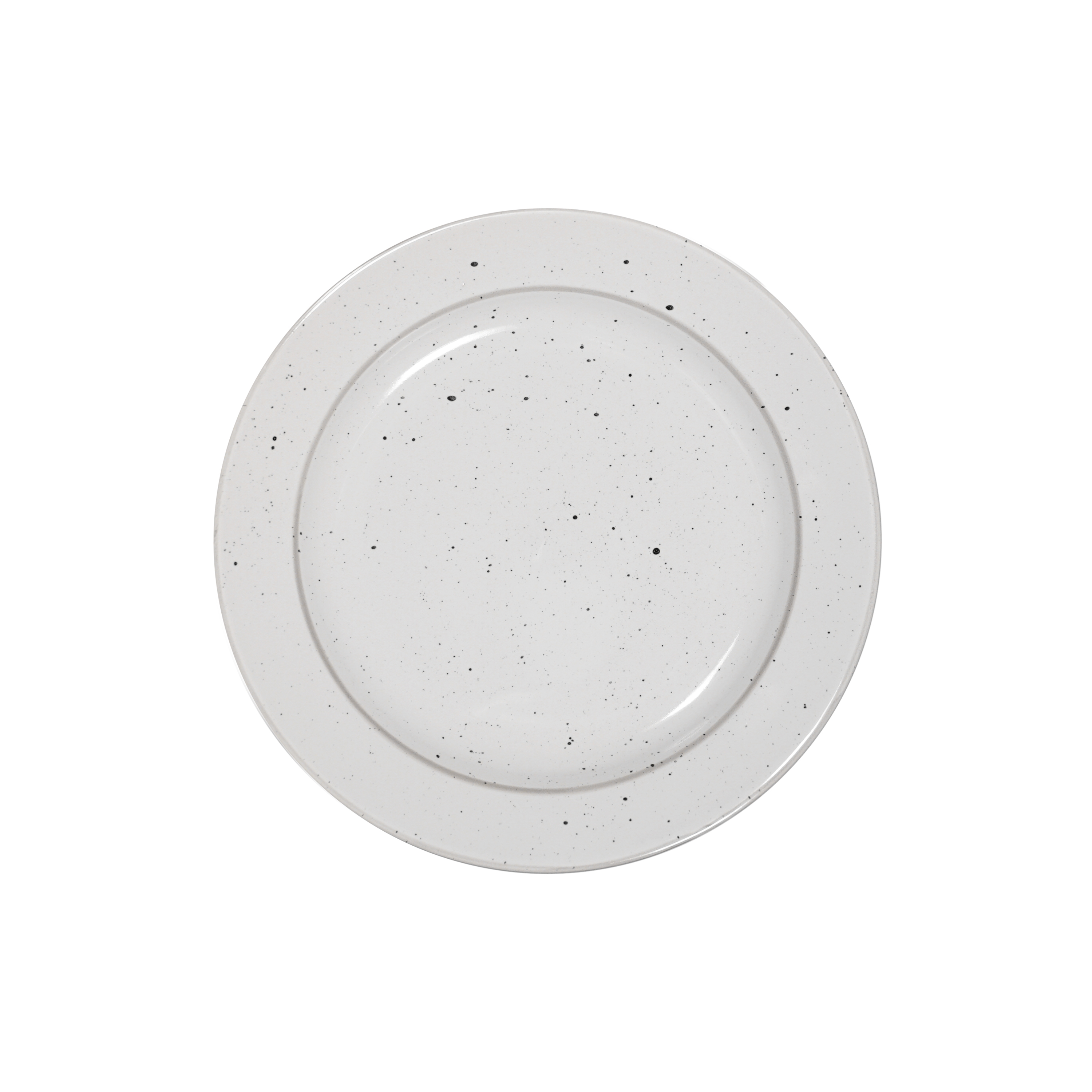 Mainstays Speckled Collection 12-Piece Stoneware Dinnerware Set, White
