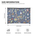 thumbnail image 3 of Cauagu Marine Nautical for Tyvek Makeup Bag,Reusable Travel Cosmetic Bag Women Organizer Toiletry Bag Birthday,Gifts for Women Girlfriend Mom Teacher 6.5’’*8.9’’, 3 of 7