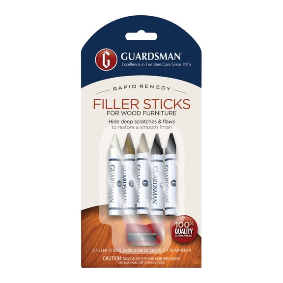 Guardsman Rapid Remedy Wood Filler Sticks for Wood Furniture, Multicolor, 5 Count