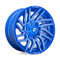 Fuel D774 Typhoon 20X9 6X135/6X139.7 1Et 106.1Cb Anodized Blue Milled Wheel