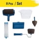 thumbnail image 2 of Kit De Rodillo De Pintura, Juego De Brochas Multifuncionales, Herramientas De Pintura Suaves, Fácil Aplicación En Paredes Para Proyectos De Renovación Del Hogar, Multicolor, 2 of 8