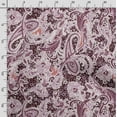 thumbnail image 3 of Soimoi Asian Paisley Print,Cotton Poplin, Sewing Fabric Sold by The Yard 42 Inch Wide,Sewing Craft Quilting/Quilt Making Fabric, Light Pink, 3 of 5