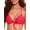 Red, variant on Women's Leopard Push up Triangle Bikini Top Size Large