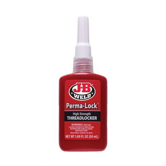 J-B Weld 27150 Perma-Lock Red Threadlocker, 50 mL