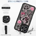 thumbnail image 4 of Funda de teléfono AIGOMARA para iPhone 16 Pro con MagSafe Butterfly Pink, 4 of 7