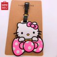 thumbnail image 1 of Sanrio Anime Hello Kitty Luggage Tags Suitcase Travel Tag Kawaii Kitty ID Address Holder Baggage Boarding Tag Portable Label Toy, 1 of 7