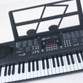 thumbnail image 2 of Manufacturer-Direct 61-Key Electronic Keyboard for Kids 4-6: Multi-Sound Children's Musical Toy with Microphone & Steel Piano Features, Export-Grade Learning Instrument (Black MQ-6160 + USB Cable), 2 of 5