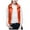Orange, variant on Lindreshi Winter Vests for Women 2023 Women's Fashion and Winter Solid Color Sleeveless Cotton Blouse