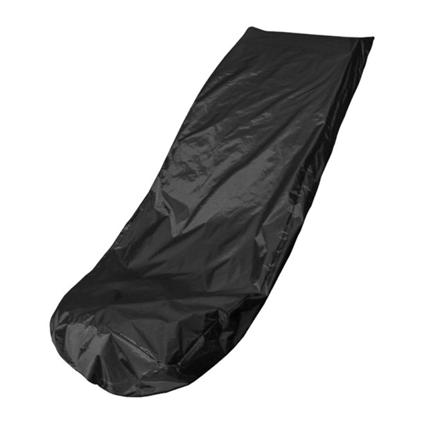 Kenally Cubierta para cortacésped, protección Oxford, tela con cordón, resistente, a prueba de polvo, Universal, muebles de jardín para Jardín y Patio Negro