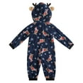 thumbnail image 5 of Viworld Family Matching Onesie Pajamas Christmas One Piece Fleece PJS Jumpsuit Kids and Adults Hoodie Zipper Sleepwear, 5 of 6