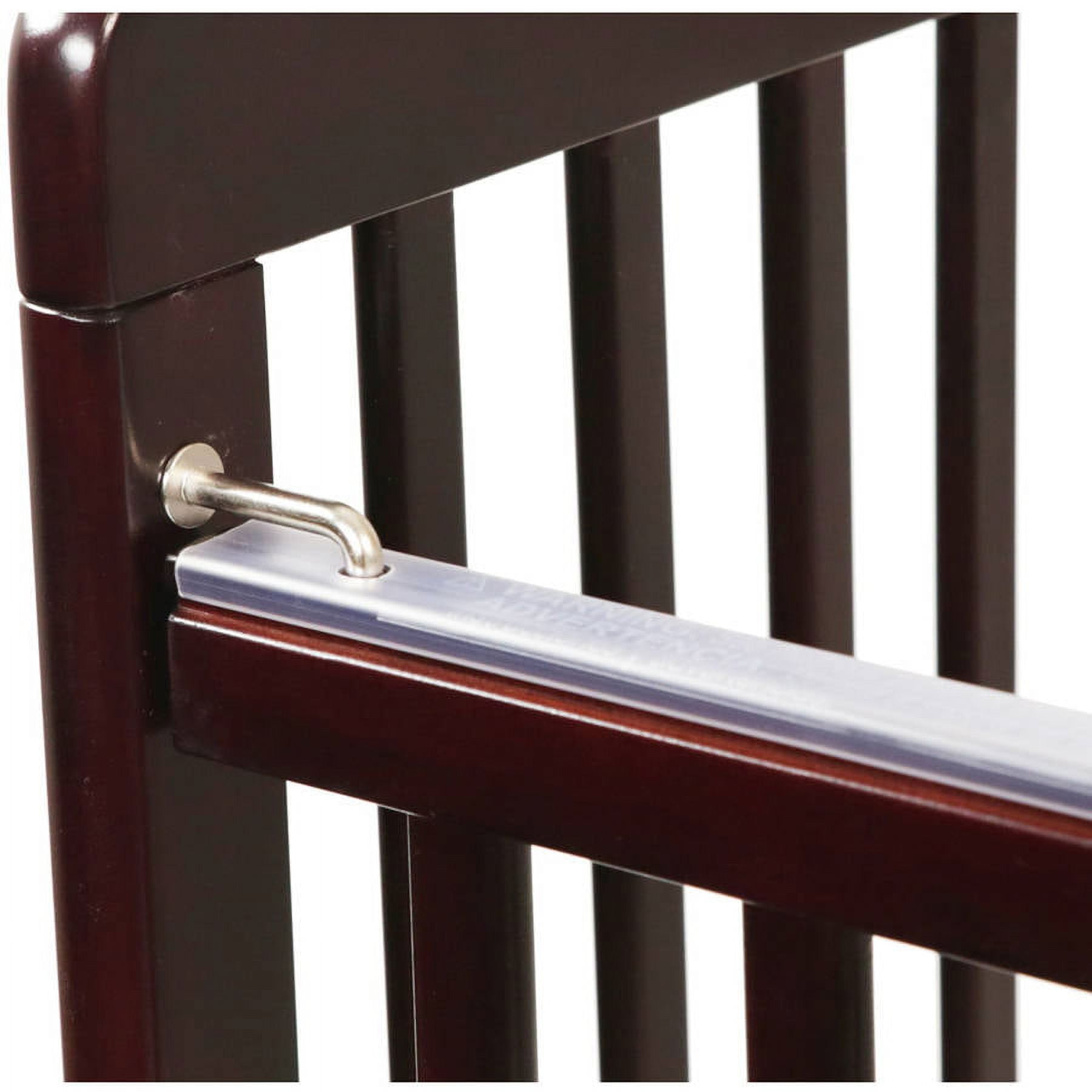 L.A. Baby Commercial Grade Full Size Wooden Folding Crib, Cherry