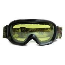 WindRider ATV Sports Off-Road Black Goggle with Camo Strap