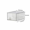 thumbnail image 3 of Cosmetic Organizer, Household Transparent Acrylic Drawer Storage Box, Sundry Organizer, Non-Slip Base, Removable Easy to Clean, Multi-Scene Use, 3 of 7