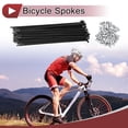 thumbnail image 2 of Unique Bargains 36 Set 12G Bicycle Spokes 12G Bike Wheel Spokes 45 Steel Black-167mm, 2 of 7