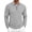 Gray, variant on LYSMORA Men's Cable Textured Lapel Quarter Zip Long Sleeve Polo Shirt, Loose Fit Casual Business Athletic Tops