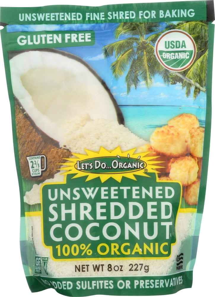Shredded Coconut Unsweetened, 8 oz