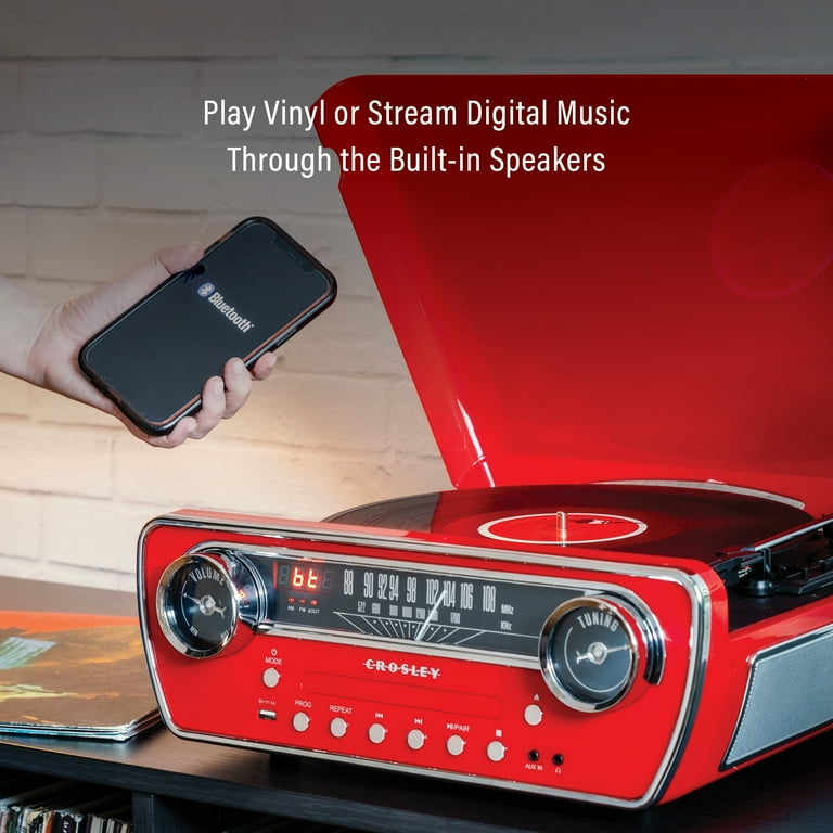 Crosley, Vinyl Record Player, Powel 7-in-1, Bluetooth Streaming