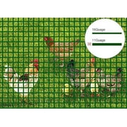 V Protek Ultimate Tomato Cage Raised Herb Bed Plant Cage with PVC Coated Wire Mesh Fence for Flowers,Vegetables Raised Garden Bed Patio Backyard Grow Flowers elevated 2ftx49ft