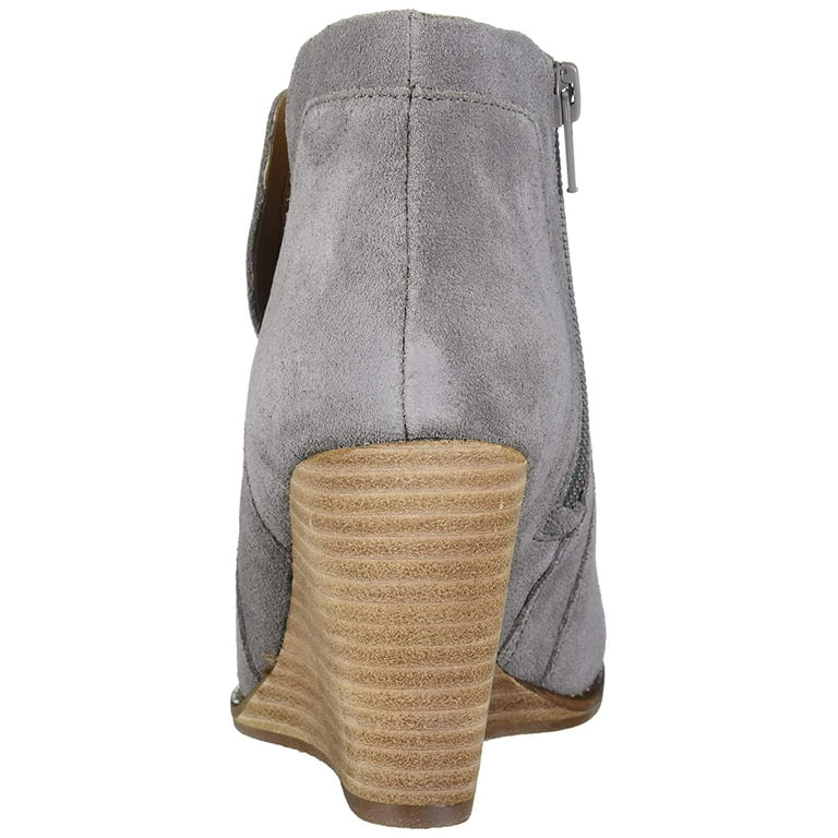 Lucky Brand Women's Casual Boots TITANIUM Titanium Yabba Suede