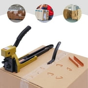 SHZICMY Manual Carton Closing Stapler 1-3/8-Inch Crown 3/4-Inch Length Carton Staples Corrugated Box Stapler with 100 Staples for Closing Cartons Folding Boxes