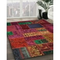 thumbnail image 2 of Ahgly Company Indoor Rectangle Abstract Chestnut Brown Oriental Area Rugs, 3' x 5', 2 of 6
