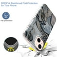 thumbnail image 5 of Compatible for iPhone 13 Case,Marble Pattern IMD Shockproof Rubber Rugged Soft TPU Silicone Drop Protective Women Girl Ultra Slim Cover.For iPhone 13,A, 5 of 6