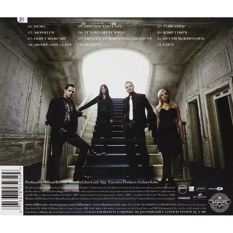 Skillet Awake, Music and Performance CD, 2009 Release, Studio