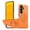 Orange, variant on For Samsung Galaxy S23 FE Phone Case,Matte Skinfeel Back Design,Ultra Slim Shockproof Drop Protection,Compatible with Mag-Safe,With Contractile Ring Kickstand,Anti-fall Rugged Phone Case,Red