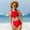 Red1, variant on Girl Swimsuit Two Piece Quick Dry Girls Bikini with Chest Pad Bathing Suits for Girls 13-14 Years