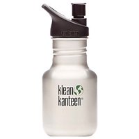 Klean Kanteen K12Pps 12-Ounce Stainless Steel Water Bottle With Sport-Top