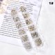 thumbnail image 1 of Nuevos diamantes de imitación para uñas de varios tamaños 3D Crystal AB Clear DIY Nail Art Decoraciones Silver Rivet Rhinestone Akcesoria Do Paznokci Tan Jianjun unisex, 1 of 2