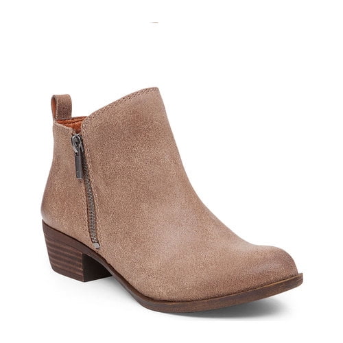 lucky brand basel bootie suede