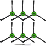 6 Pack Replacement Side Brushes Compatible with iRobot Roomba i & j & e Series All Models, Edge-Sweeping Brushes Accessories for i1+/i2+/i3+/i4+/i5+/i6+/i7+/i8+/j6+/j7+/j8+/e5/e6 Robot Vacuum