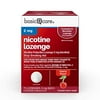 Basic Care Nicotine Polacrilex Lozenge, 2 mg (nicotine), Stop Smoking Aid, Cherry Flavor; quit smoking with cherry nicotine lozenge, 72 Count