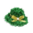 thumbnail image 2 of Pinza para el pelo del día de San Valentín, pinza para el pelo con forma de sombrero, tocado verde para fiesta para mujeres y niñas. Arco, 2 of 9