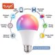 thumbnail image 2 of Bombilla LED inteligente con Bluetooth, lámpara de control, luz LED RGB, regulable, 10 W, RGB, CCT, 2 of 5
