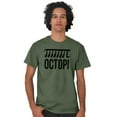 thumbnail image 5 of Octopi Day Math Geek Nerd Octopus Men's Graphic T Shirt Tees Brisco Brands M, 5 of 6