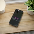 thumbnail image 5 of DistinctInk Clear Case for Apple iPhone 13 PRO (6.1" Screen) - Accept Yourself, 5 of 9