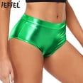 thumbnail image 2 of Bragas brillantes para mujer, pantalones calientes, ropa de discoteca de baile en barra, botín metálico, pantalones cortos para Club de gimnasia, pantalones cortos para fiesta rave de fiesta musical, 2 of 5