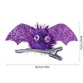 thumbnail image 4 of Floleo Halloween Hair Clips Glitter Bats Alligator Hair Clip Cute Spider Sparkling Hair Barrettes For Women Girls Hair Accessories Halloween Costume Cosplay, 4 of 7