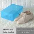 thumbnail image 7 of Nywaba Clear Shoe Box, Foldable Shoe Storage Boxes Plastic Shoe Organizer Bin, Large Clear Plastic Shoe Storage Containers Stackable Organizer for Men, Women and Kids, 7 of 7